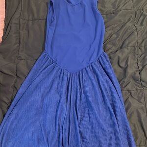 Rebdolls Royal Blue Skater Dress